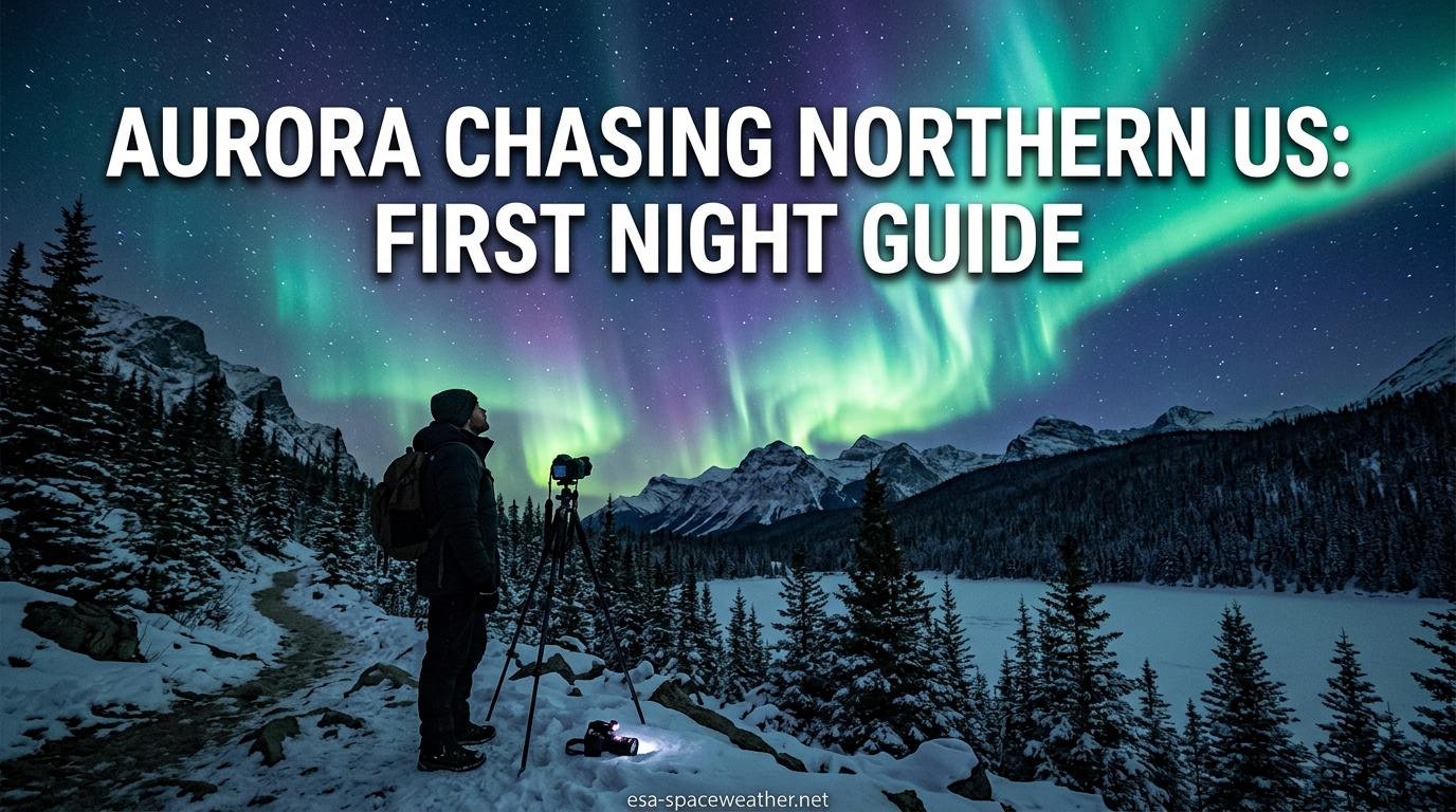 Aurora Chasing Northern US First Night