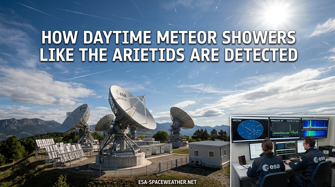 How Daytime Meteor Showers Like the Arietids Are Detected