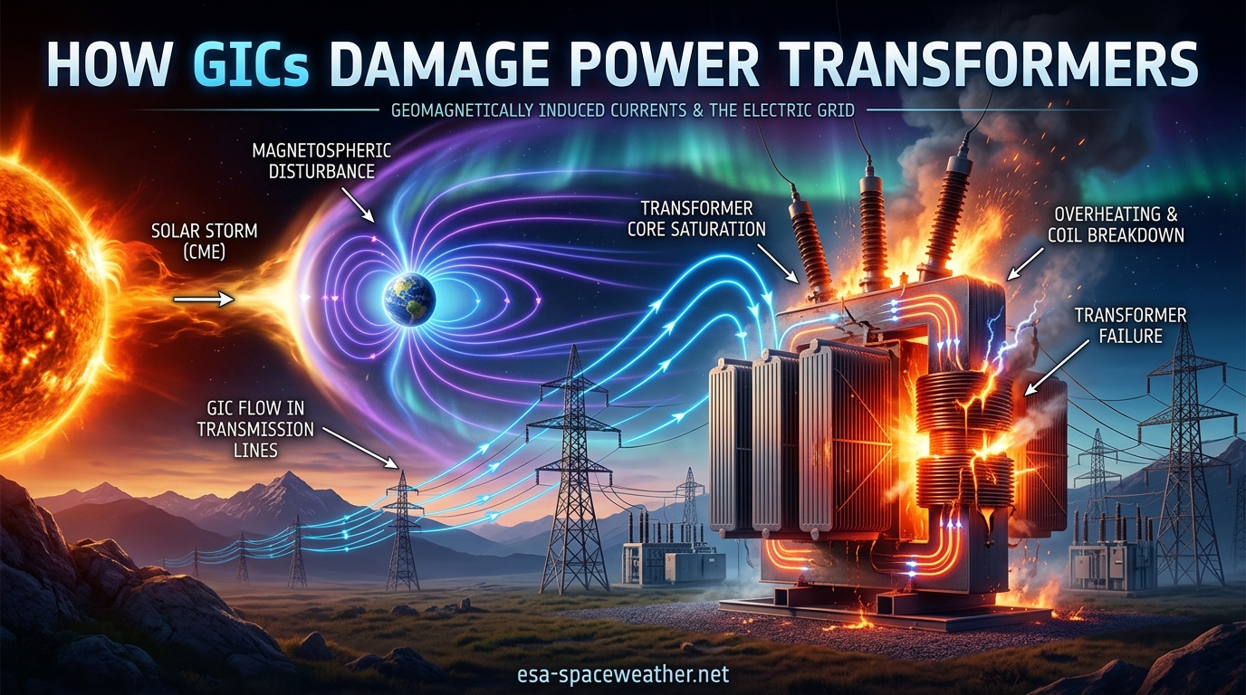 How GICs Damage Power Transformers
