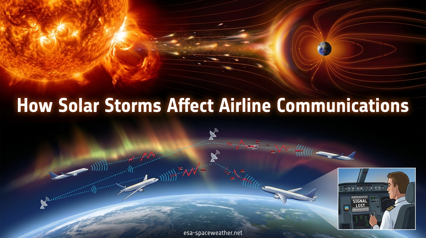 How Solar Storms Affect Airline Communications