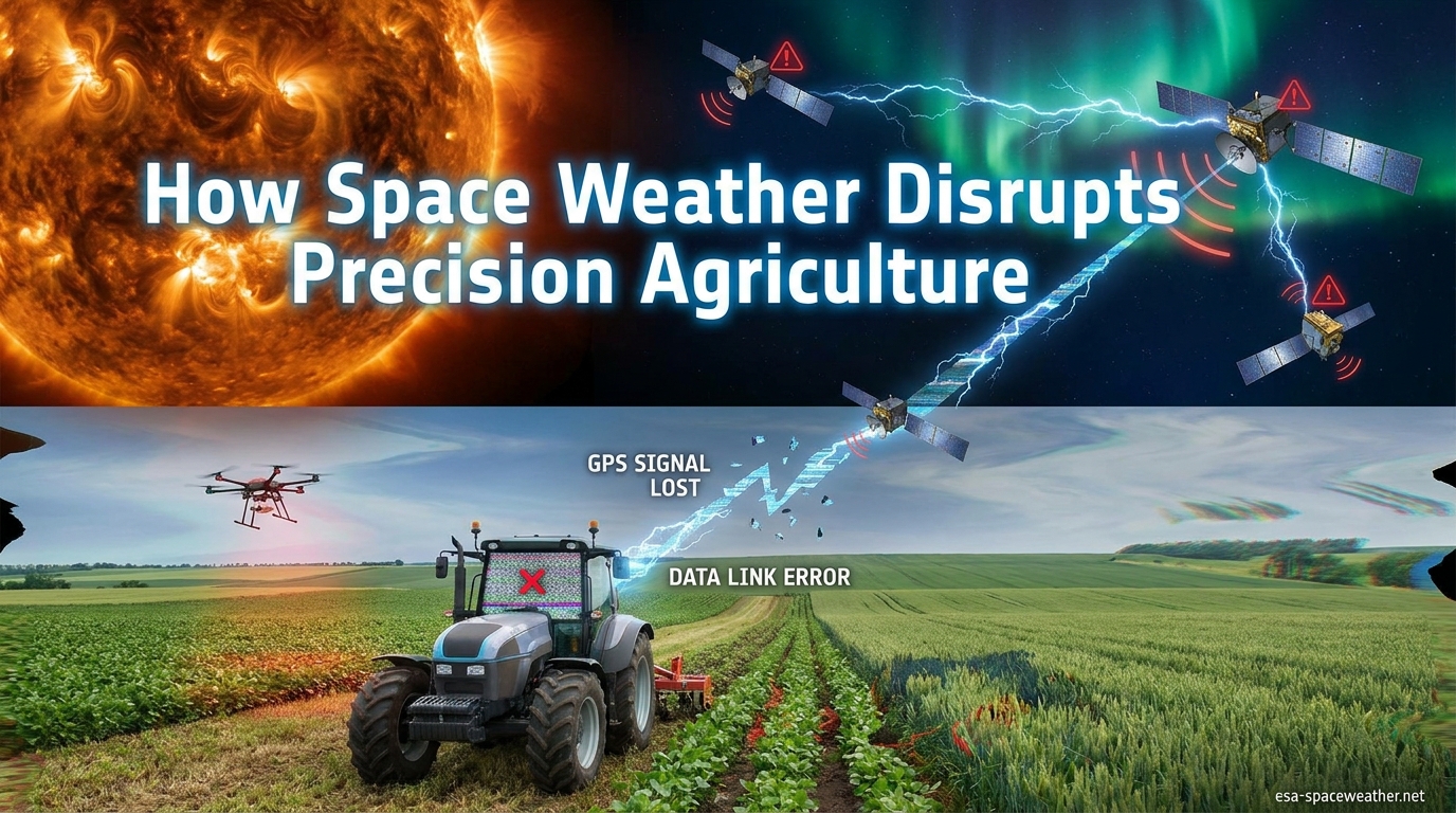 How Space Weather Disrupts Precision Agriculture