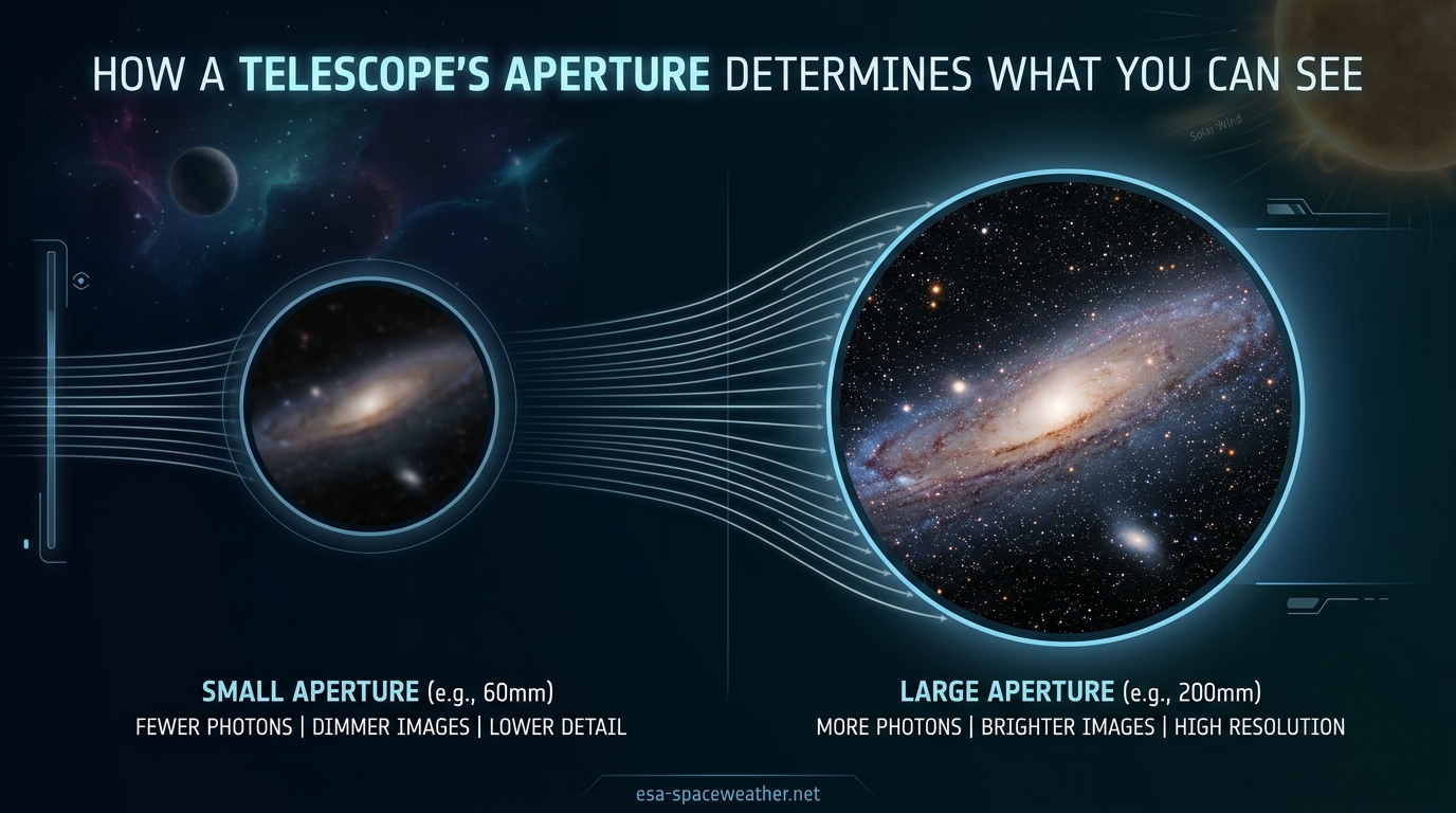 How a Telescope's Aperture Determines What You Can See