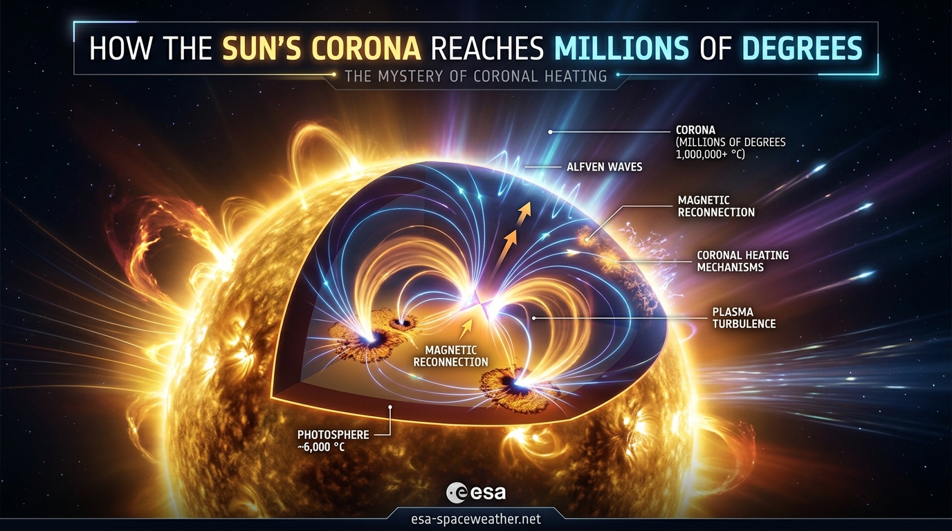 How the Sun's Corona Reaches Millions of Degrees