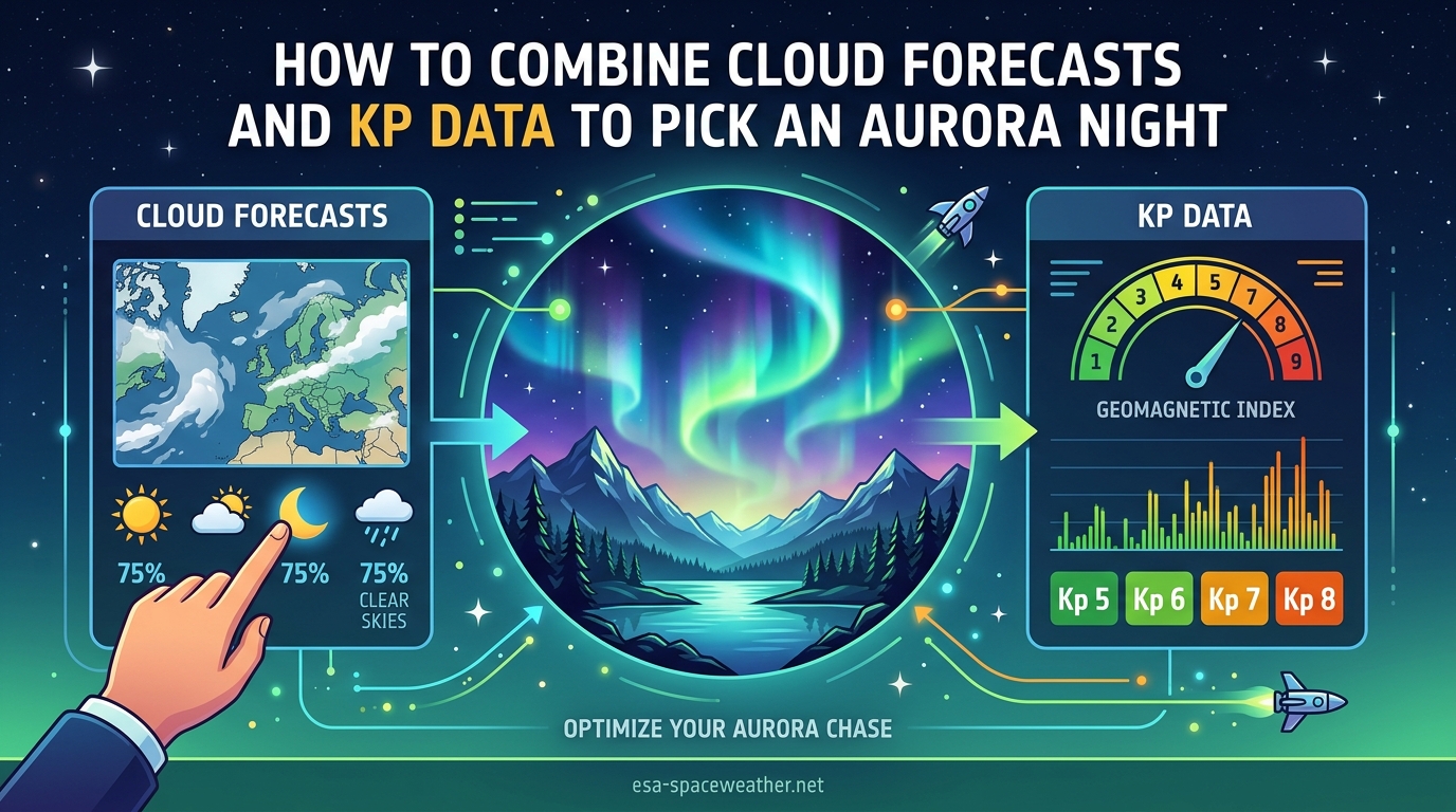 How to Combine Cloud Forecasts and Kp Data to Pick an Aurora Night