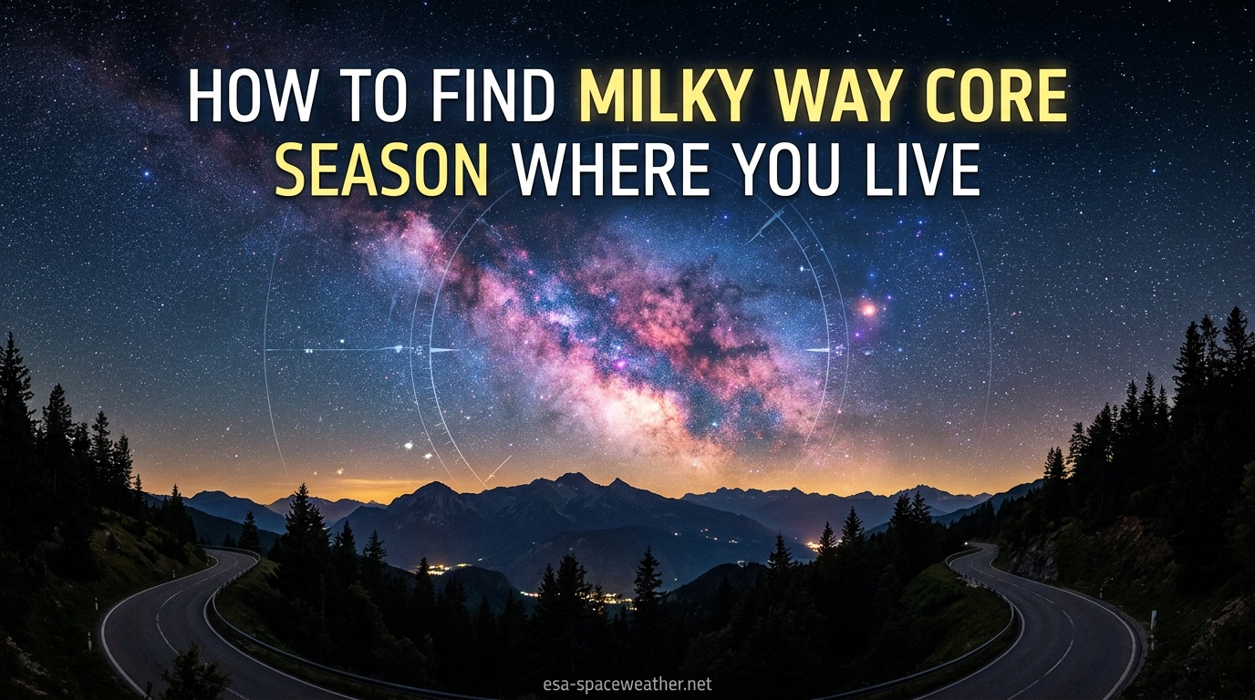 How to Find Milky Way Core Season Where You Live