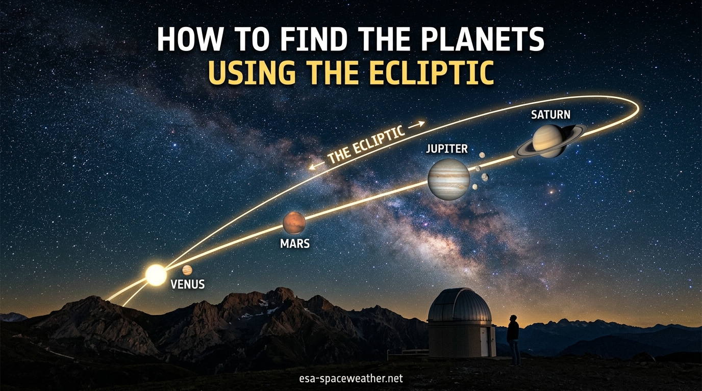 How to Find the Planets Using the Ecliptic