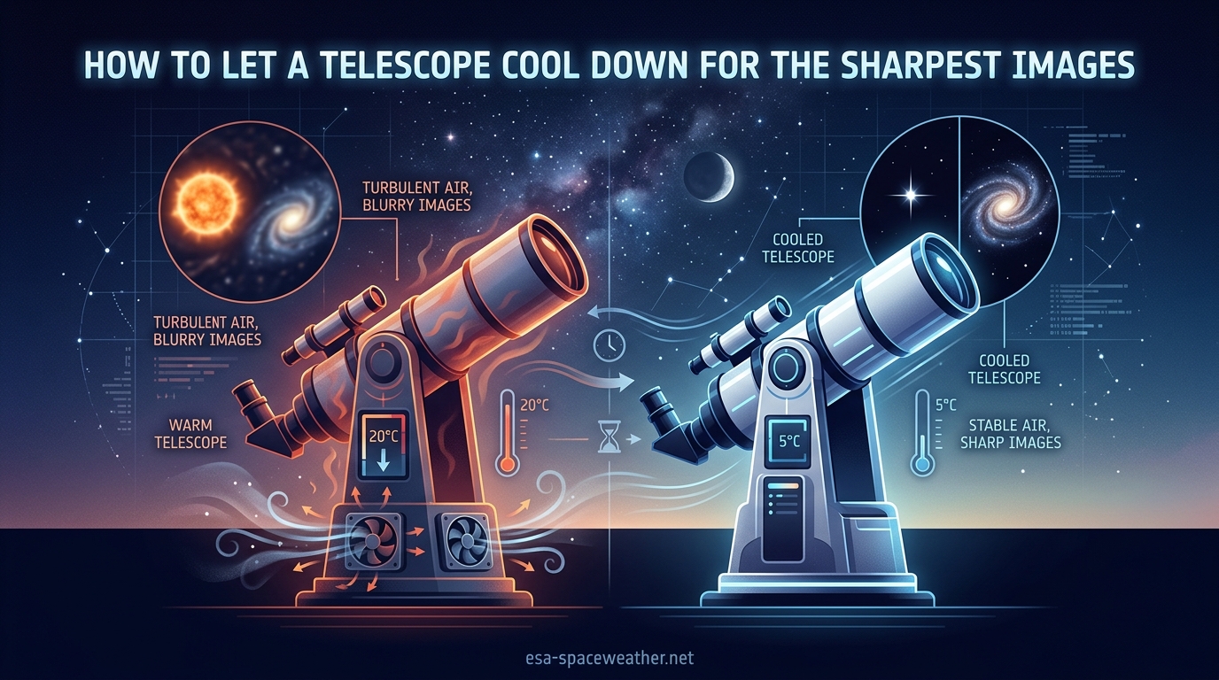 How to Let a Telescope Cool Down for the Sharpest Images