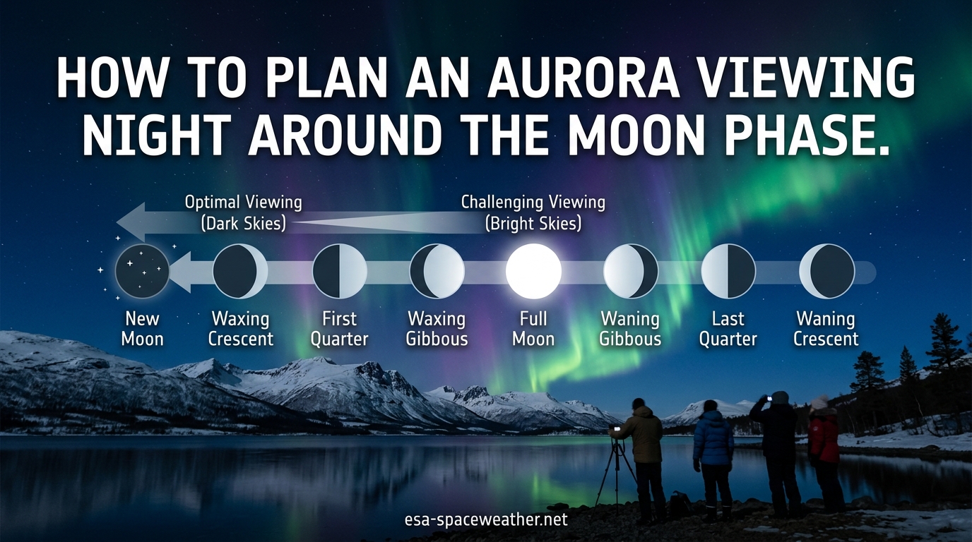 How to Plan an Aurora Viewing Night Around the Moon Phase