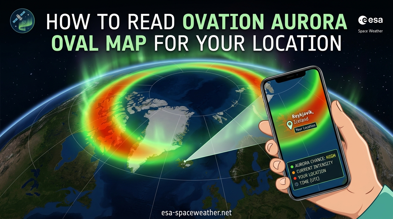 How to Read OVATION Aurora Oval Map for Your Location