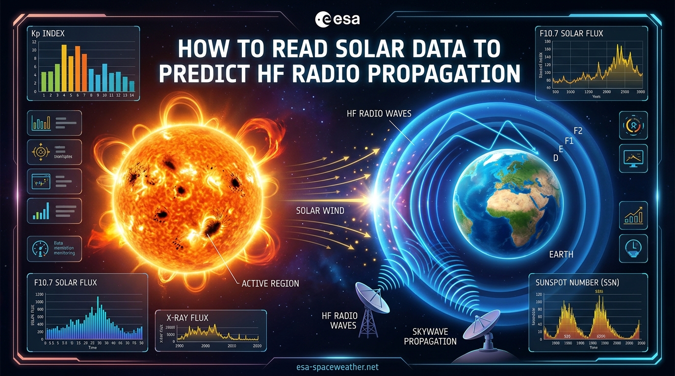 How to Read Solar Data to Predict HF Radio Propagation