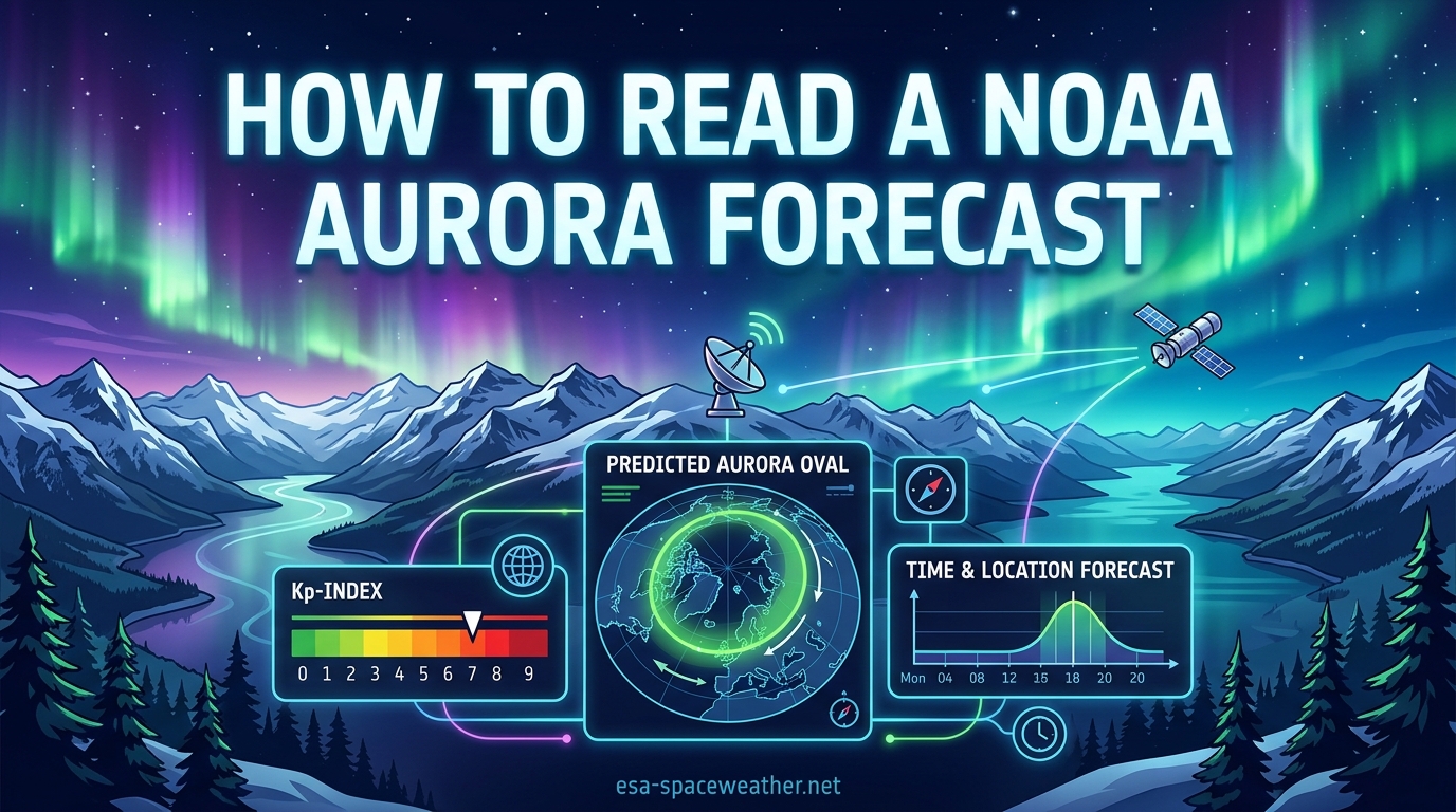 How to Read a NOAA Aurora Forecast