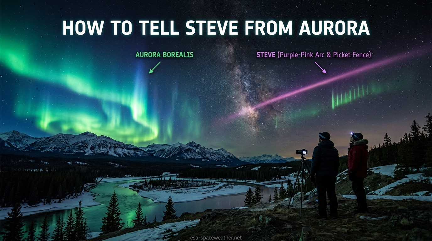 How to Tell STEVE from Aurora