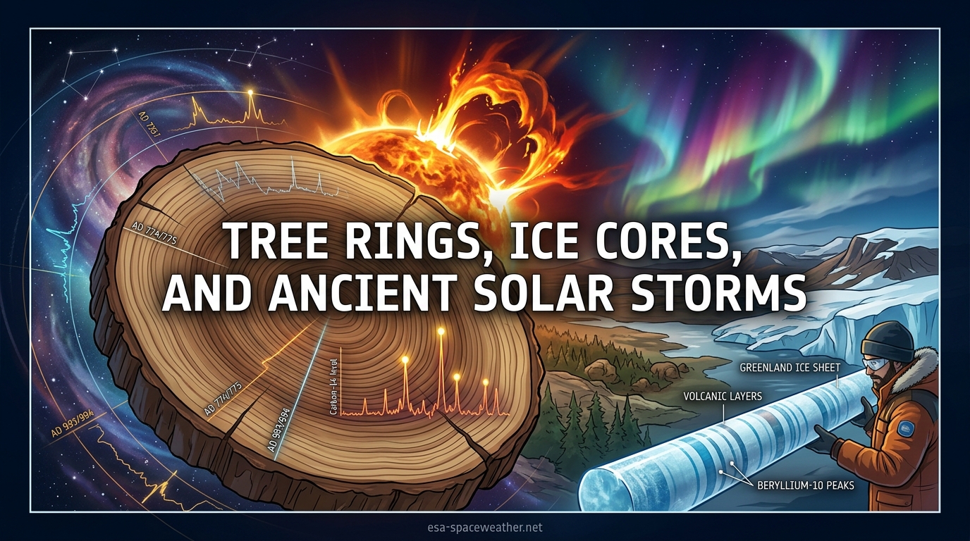Tree Rings, Ice Cores, and Ancient Solar Storms