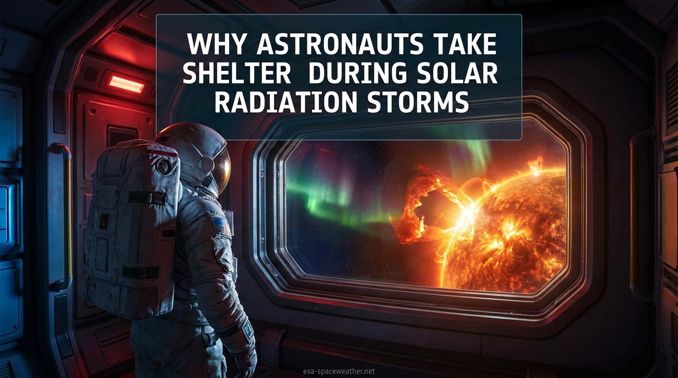 Why Astronauts Take Shelter During Solar Radiation Storms
