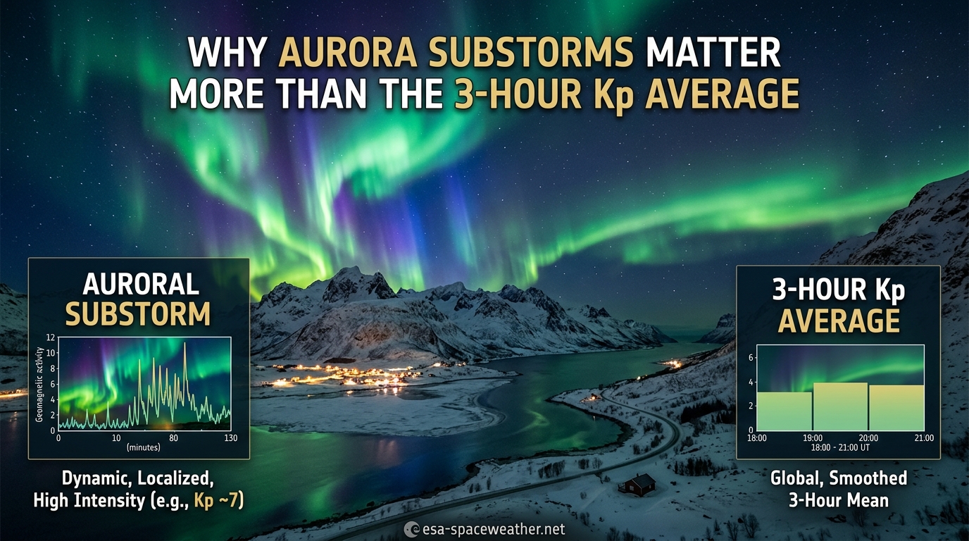 Why Aurora Substorms Matter More Than the 3-Hour Kp Average