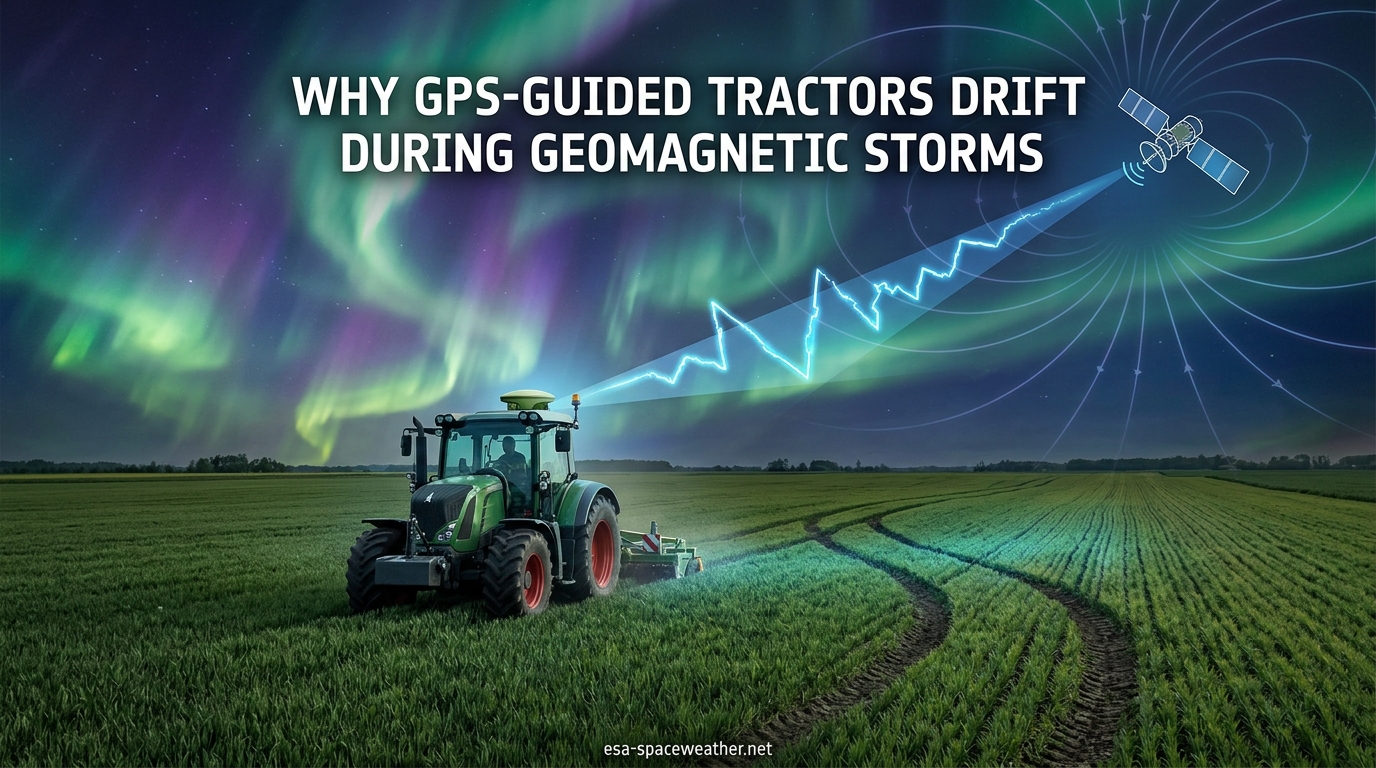 Why GPS-Guided Tractors Drift During Geomagnetic Storms
