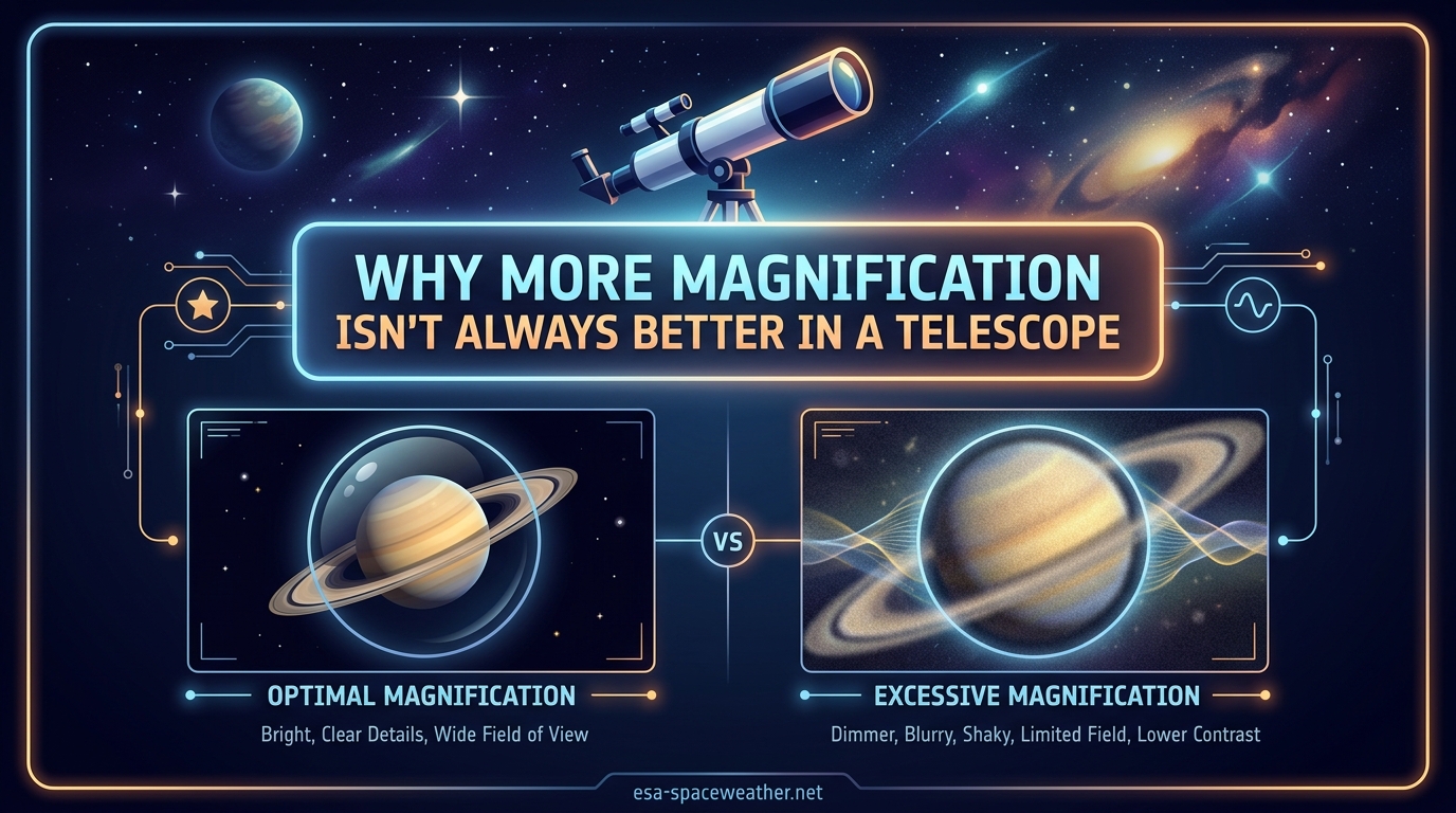 Why More Magnification Isn't Always Better in a Telescope