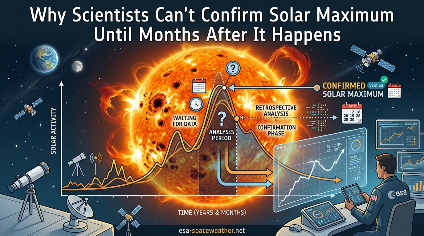 Why Scientists Can't Confirm Solar Maximum Until Months After It Happens