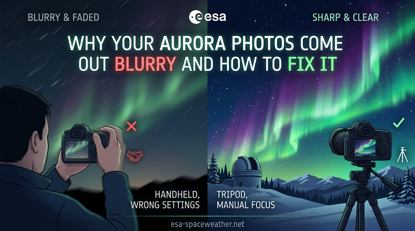 Why Your Aurora Photos Come Out Blurry and How to Fix It