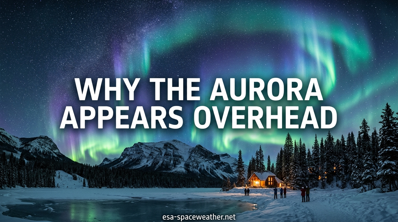 Why the Aurora Appears Overhead