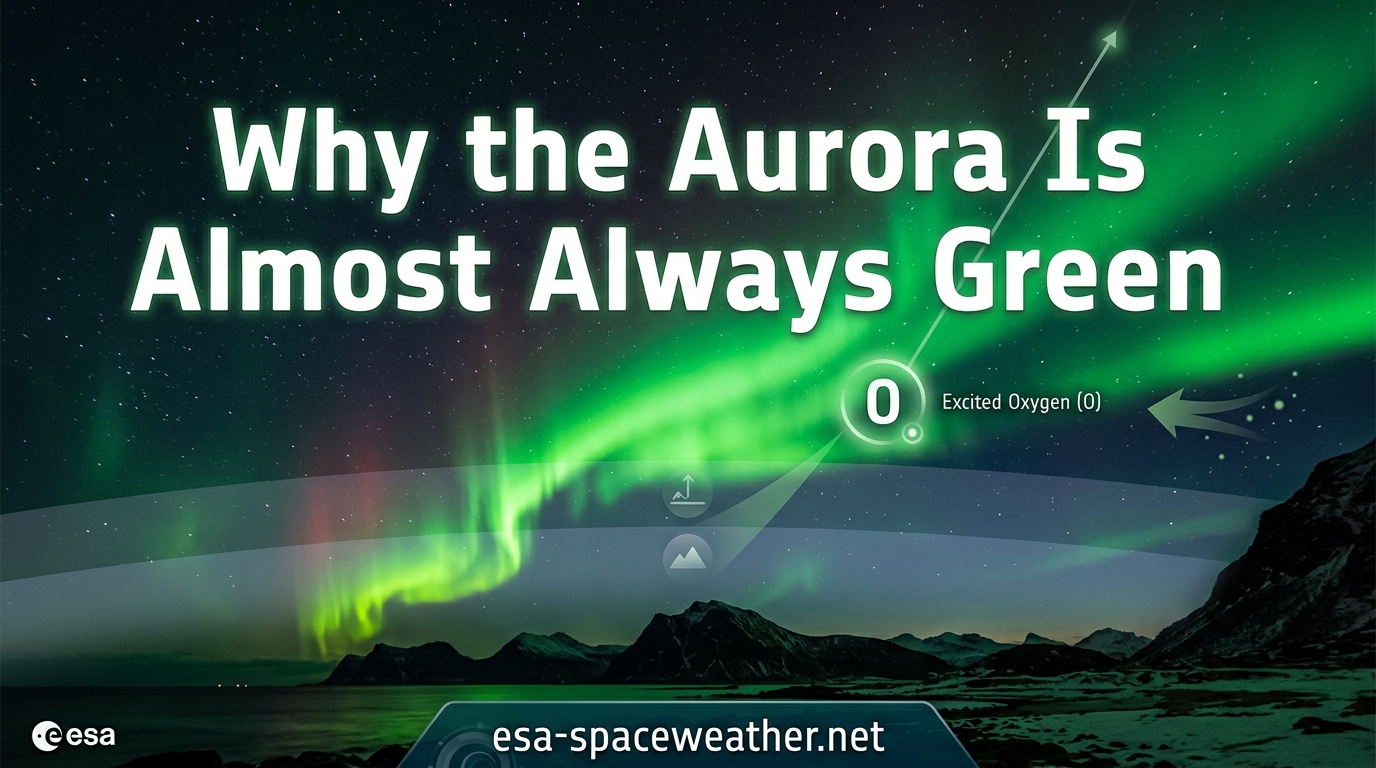 Why the Aurora Is Almost Always Green
