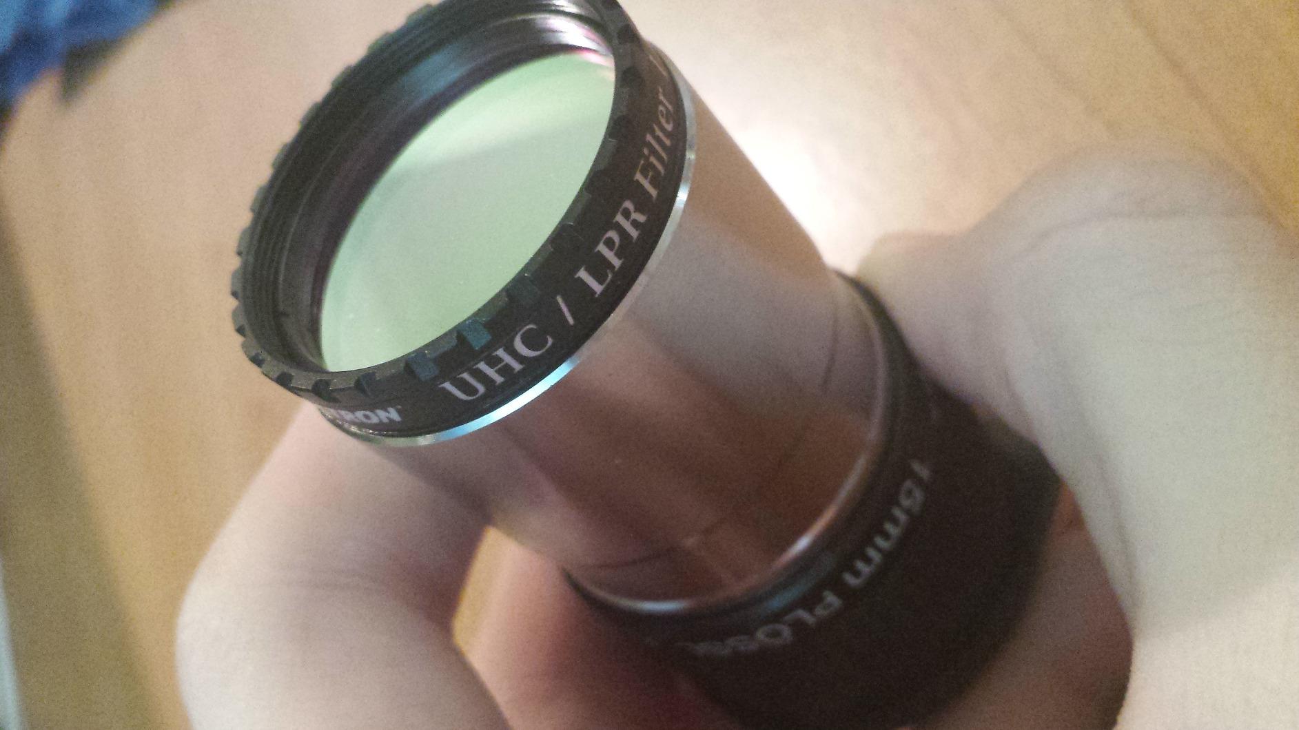 Celestron 94123 1.25-inch UHC/LPR Filter with Multi-Layer Dielectric Coatings - Optimises Spectral and Optical Characteristics for Improved Celestial Viewing customer photo 2