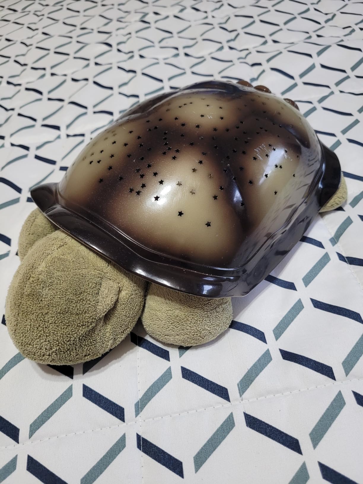 Cloud b Calming Nightlight Star Projector | Gentle Brightness | 3 Colors | 8 Constellations | Auto-Shutoff | Twilight Turtle Green customer photo 1