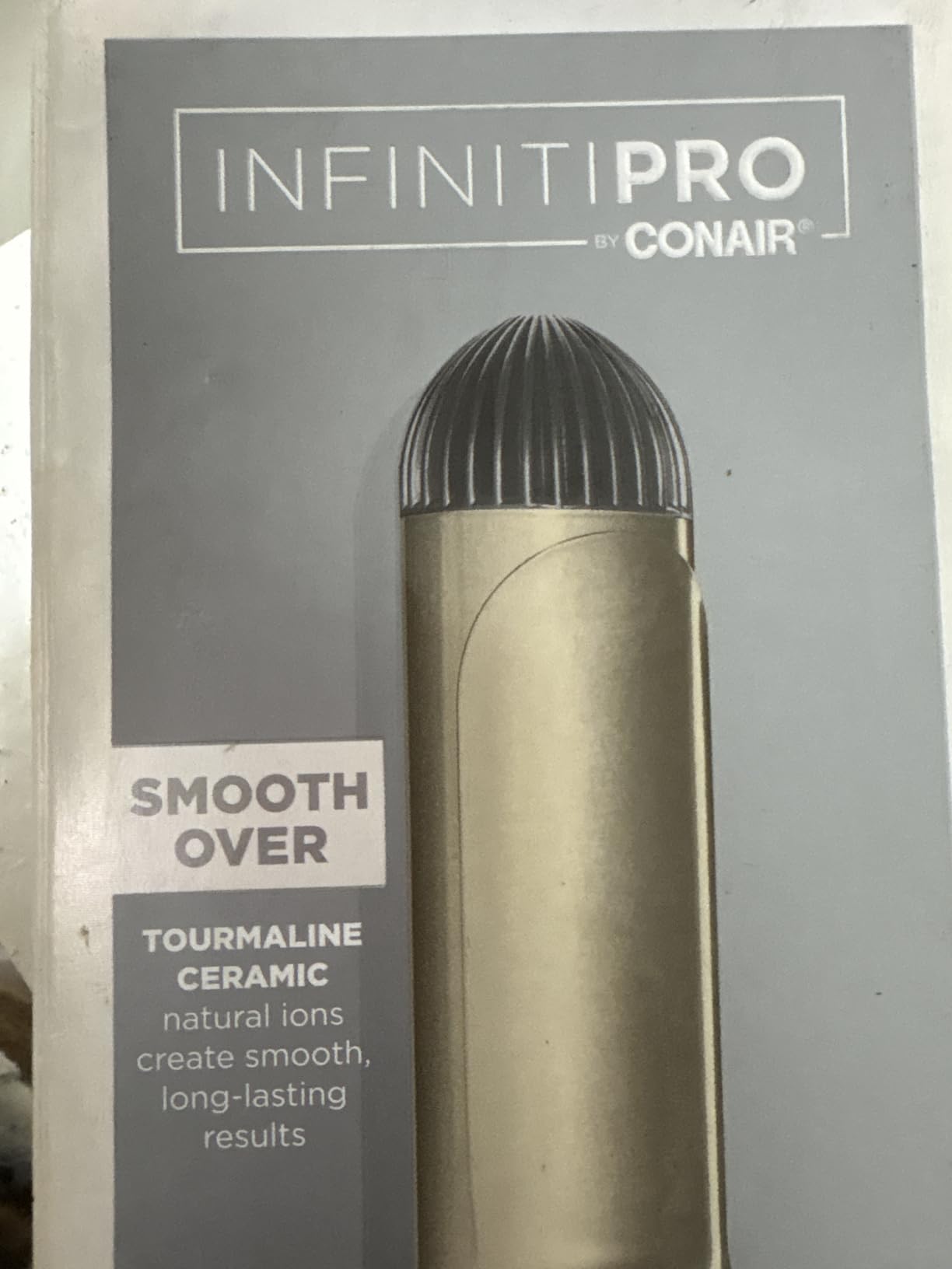 Conair INFINITIPRO Tourmaline 1 1/2-Inch Ceramic Curling Iron, 1 ½ inch barrel produces soft waves - for use on medium and long hair customer photo 1