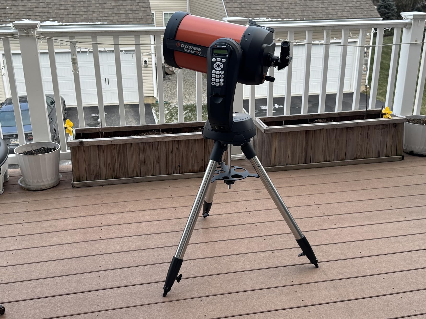 Celestron - NexStar 8SE Computerized Telescope - 8-Inch Schmidt-Cassegrain Optical Tube - Fully Automated GoTo Mount with SkyAlign - Ideal for Beginners and Advanced Users - 40,000+ Object Database customer photo 1