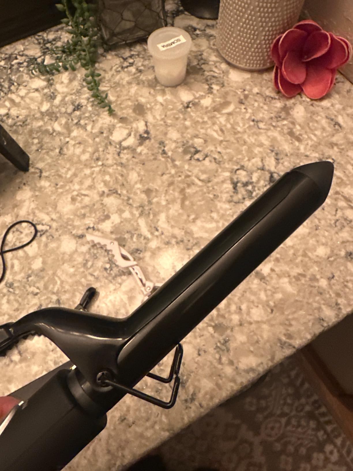 BaByliss Pro Spring Curling Iron, Porcelain Ceramic Professional For Multiple Hair Types, Reaches 430 Degrees for Loose Long Lasting Curls customer photo 2
