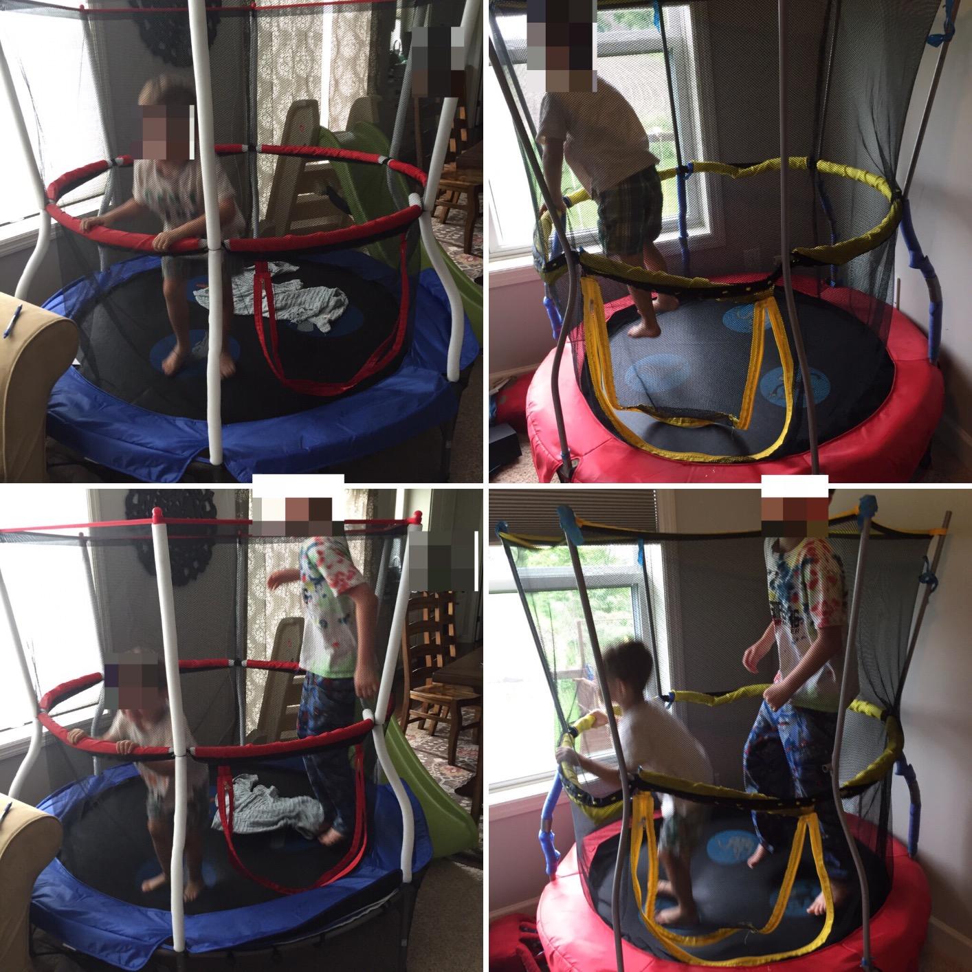 Skywalker Trampolines Mini Trampoline with Enclosure Net customer photo 1