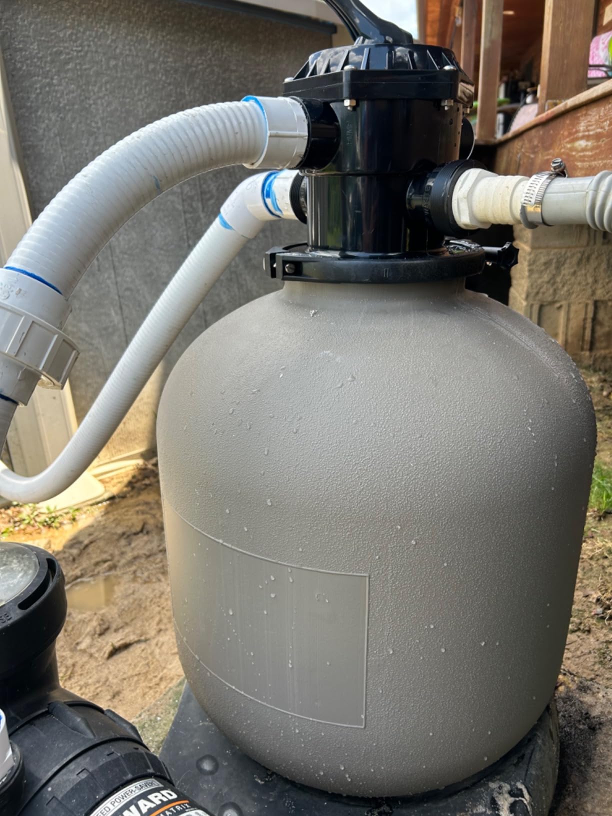 Radiant Sand Filter for Above Ground Swimming Pools | 19 Inch Tank | 6-Position Valve | 175 Pound Sand Capacity | Up to 21,000 Gallons customer photo 1