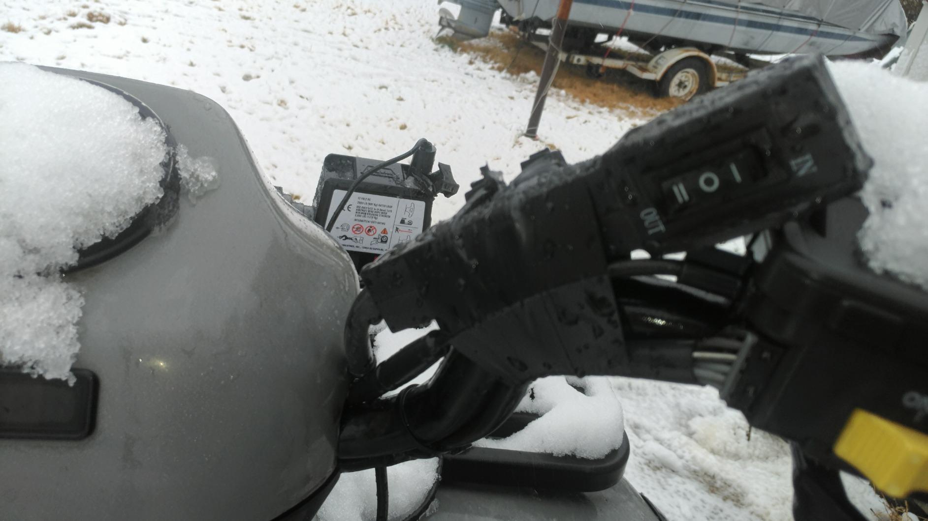 WARN DC Series 12V Electric Winch with 2000 lb Pulling Capacity - 92000 | Steel Cable, Hook & Corded Remote customer photo 1