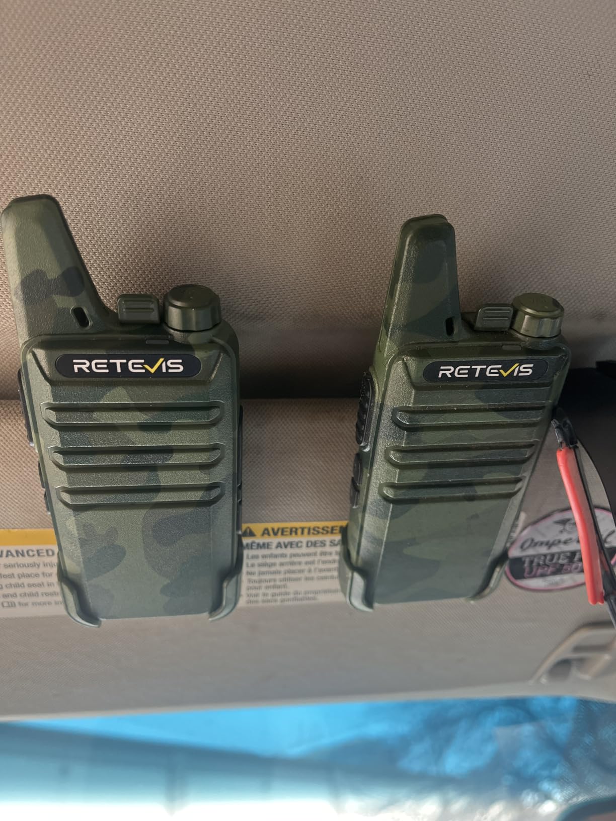 Retevis RT22 Two Way Radio Long Range Rechargeable, Portable 2 Way Radio, USB-C Charging, Handsfree Walkie Talkies for Adults Cruise Hiking Camping (4 Pack) customer photo 1