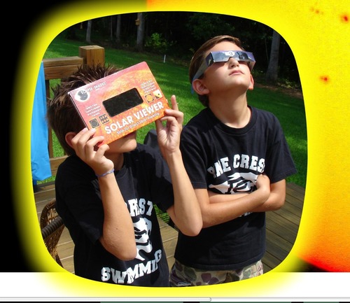 Rainbow Symphony Eclipse Viewers, Replaces Eclipse Glasses, CE & ISO Certified, Made in USA, Orange, 10 Pack customer photo 1