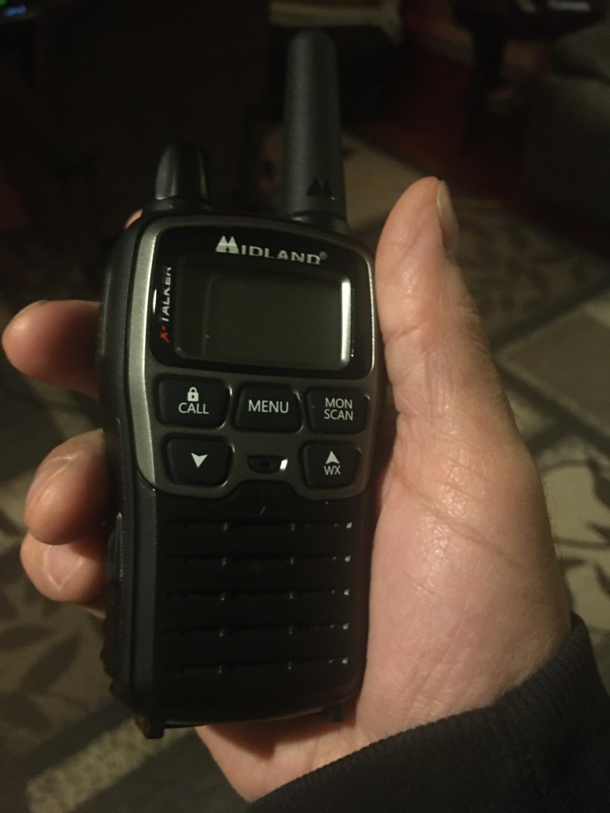 Midland T71VP3 X-TALKER Long Range Walkie Talkie - FRS Two-Way Radio for Camping Overlanding Rock Crawling - NOAA Weather Scan - 36 Channels and 121 Privacy Codes Black/Silver 2 Pack customer photo 2