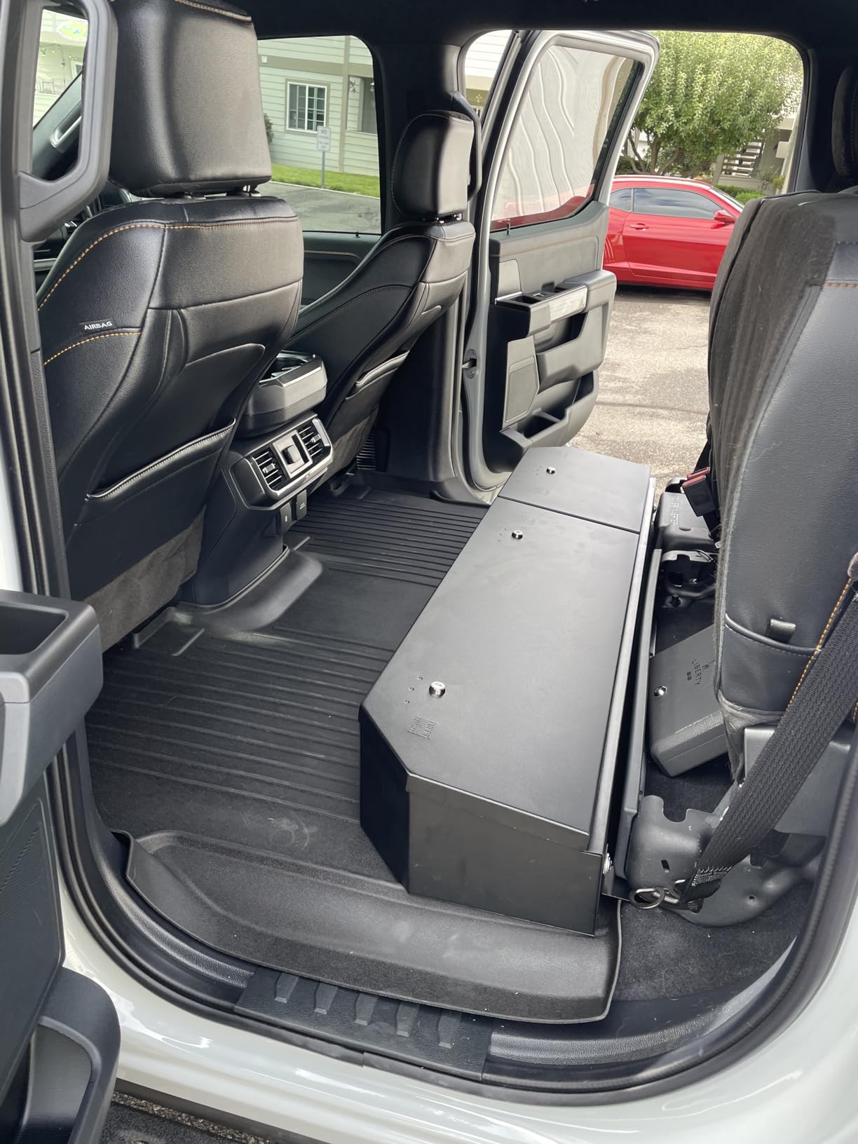 Tuffy Full-Width Under-Seat Lockbox for Ford F-150, F-250, and F-350 SuperCrew (2015-2025), Heavy-Duty Steel Rear Seat Security Safe with Pry-Guard Lock, Weather-Resistant, Quick No-Drill Install customer photo 1