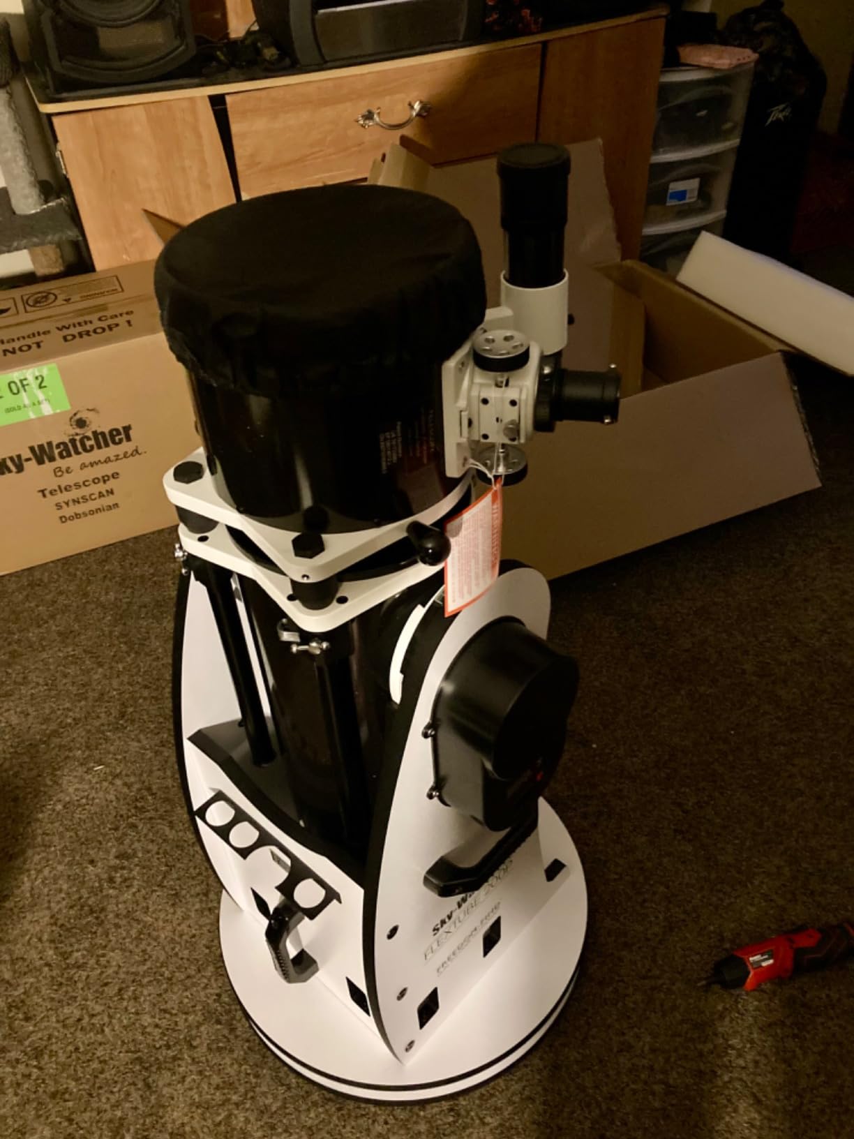 Sky-Watcher Flextube 250 SynScan Dobsonian 10-inch Collapsible Computerized GoTo Large Aperture Telescope (S11810) customer photo 2