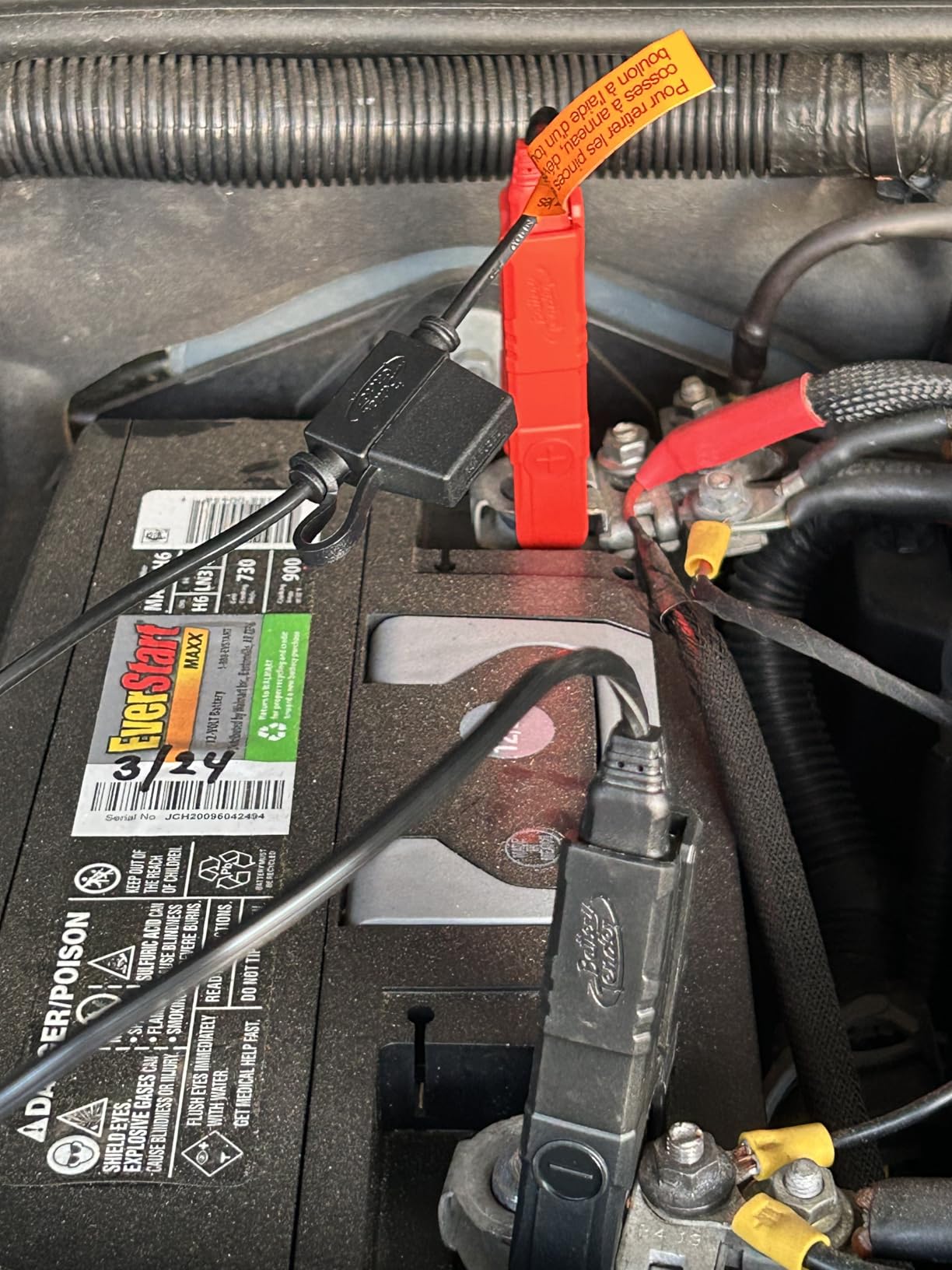 Battery Tender 3 AMP Battery Charger and Maintainer - Automotive Switchable 12V or 6V Smart Automatic for Cars SUVs and Trucks - Lead Acid, AGM, Gel, and Lithium Battery Charger - 022-0202-COS customer photo 1