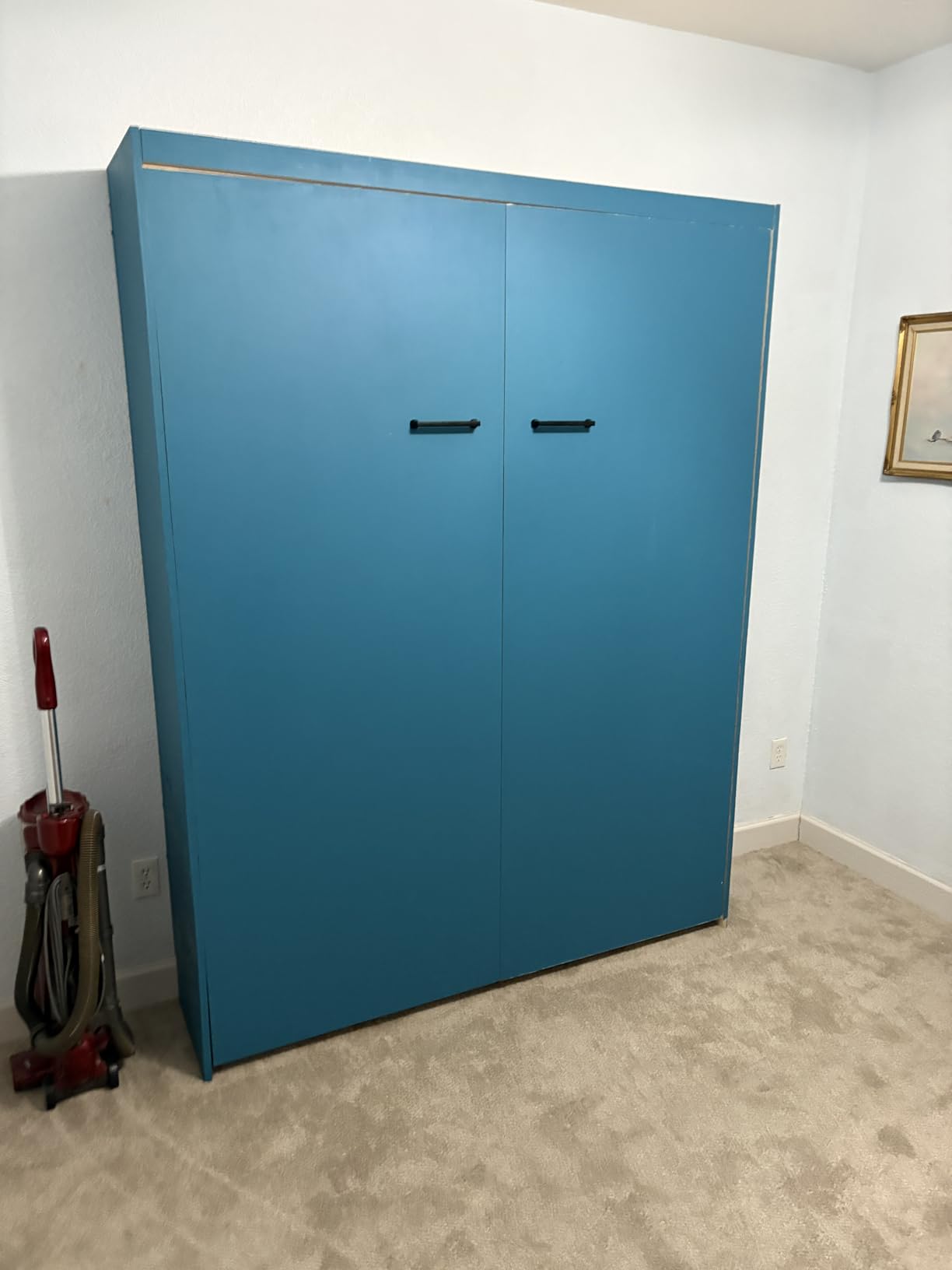 Queen Size Murphy Bed Hardware Kit - Vertical Wall Bed Frame | DIY Murphy Bed Kit with Gas Pistons + 3 Step-by-Step Guides | Made in North America customer photo 2