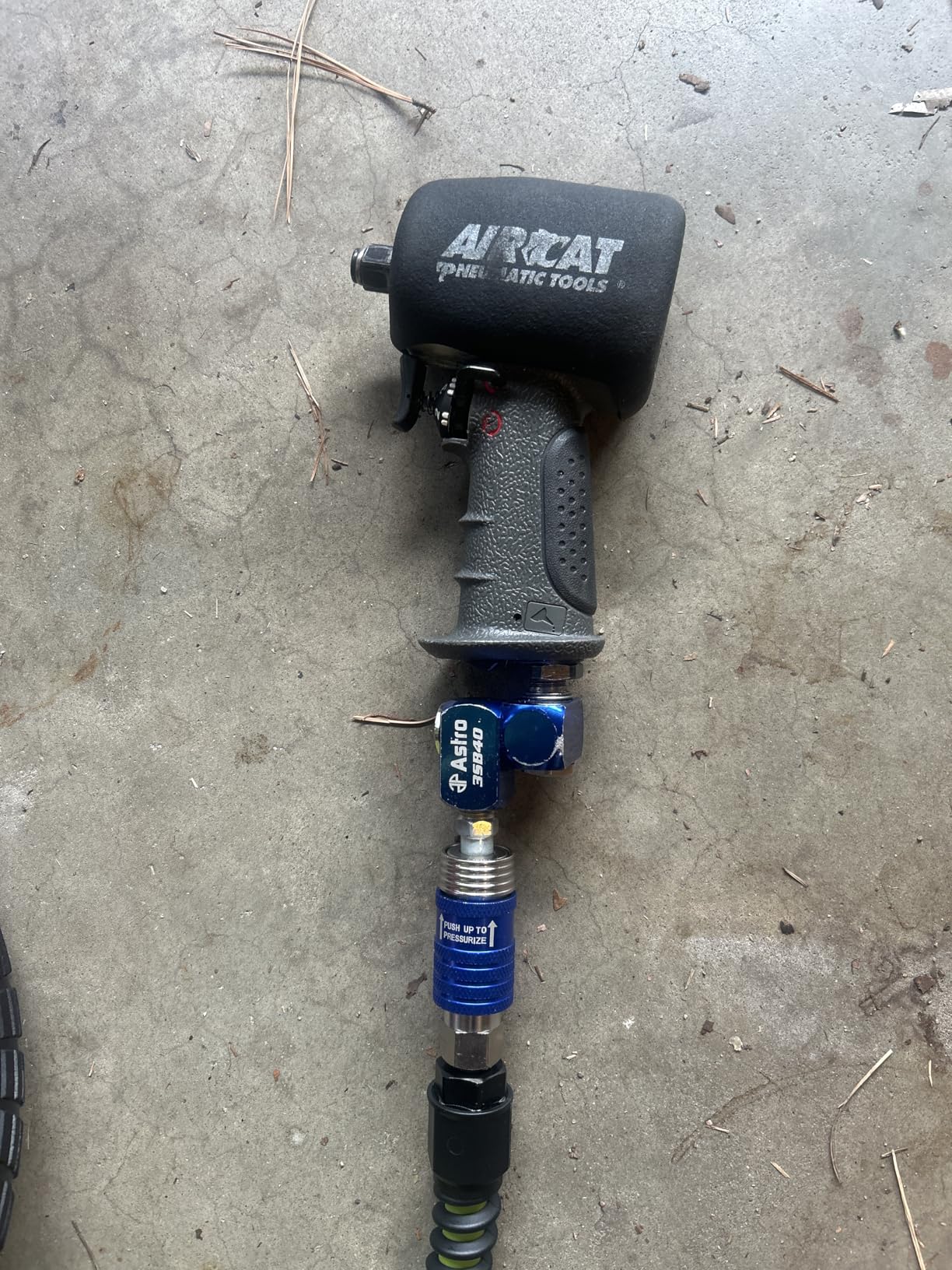 AIRCAT Pneumatic Tools 1056-XL 1/2-Inch NITROCAT Composite Compact Impact Wrench : Low Weight Power Impact Wrench : Tool for Automotive Improvement & Maintenance customer photo 2