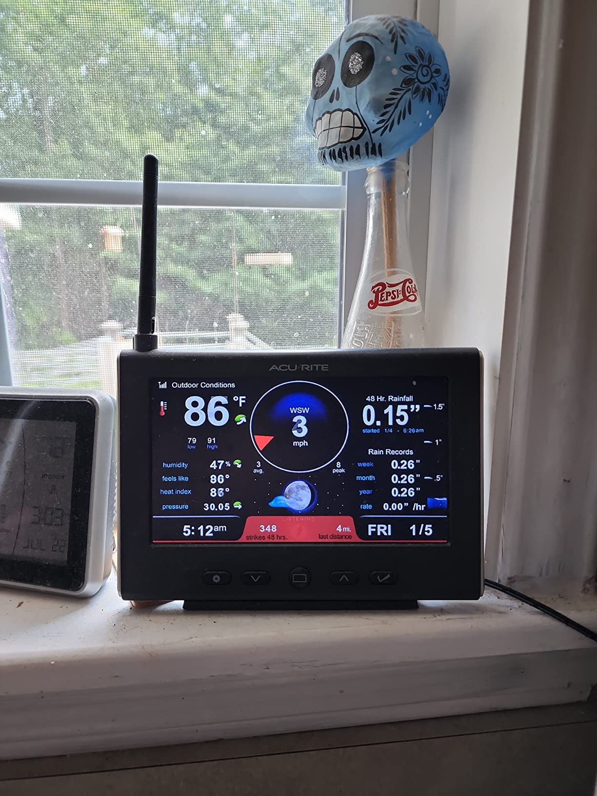 AcuRite 06045M Lightning Detector Sensor with Temperature and Humidity customer photo 2