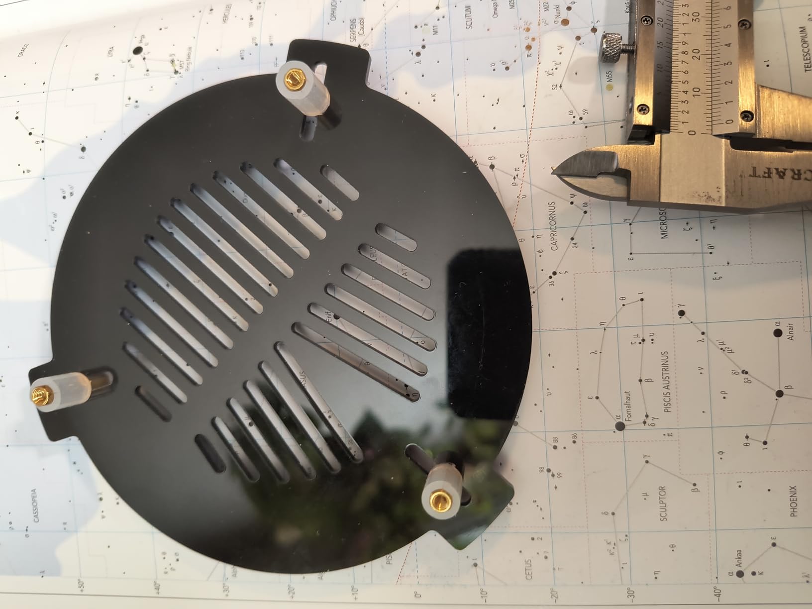 Astromania Bahtinov Mask Focusing Mask for Telescopes - FM60mm for a Tube Outer Diameter (OD) from 65mm-100mm customer photo 1