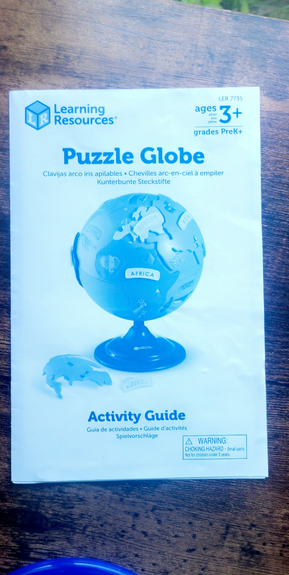 Learning Resources Puzzle Globe - Earth Montessori Toys, Preschool Classroom Must Haves, STEM World Puzzles, Educational Geography Games, Fine Motor Skills, Gifts for Boys and Girls customer photo 2