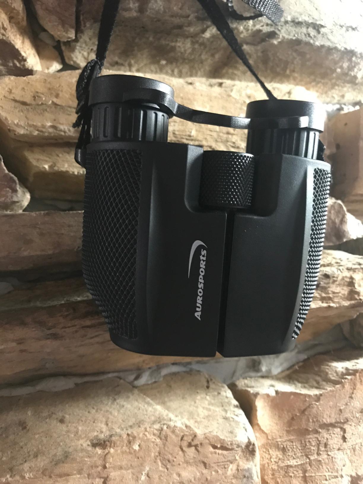 Aurosports Compact Binoculars for Adults and Kids - 10x25 Small Lightweight Binoculars for Bird Watching, Easy Focus for Theater, Cruise & Travel customer photo 2