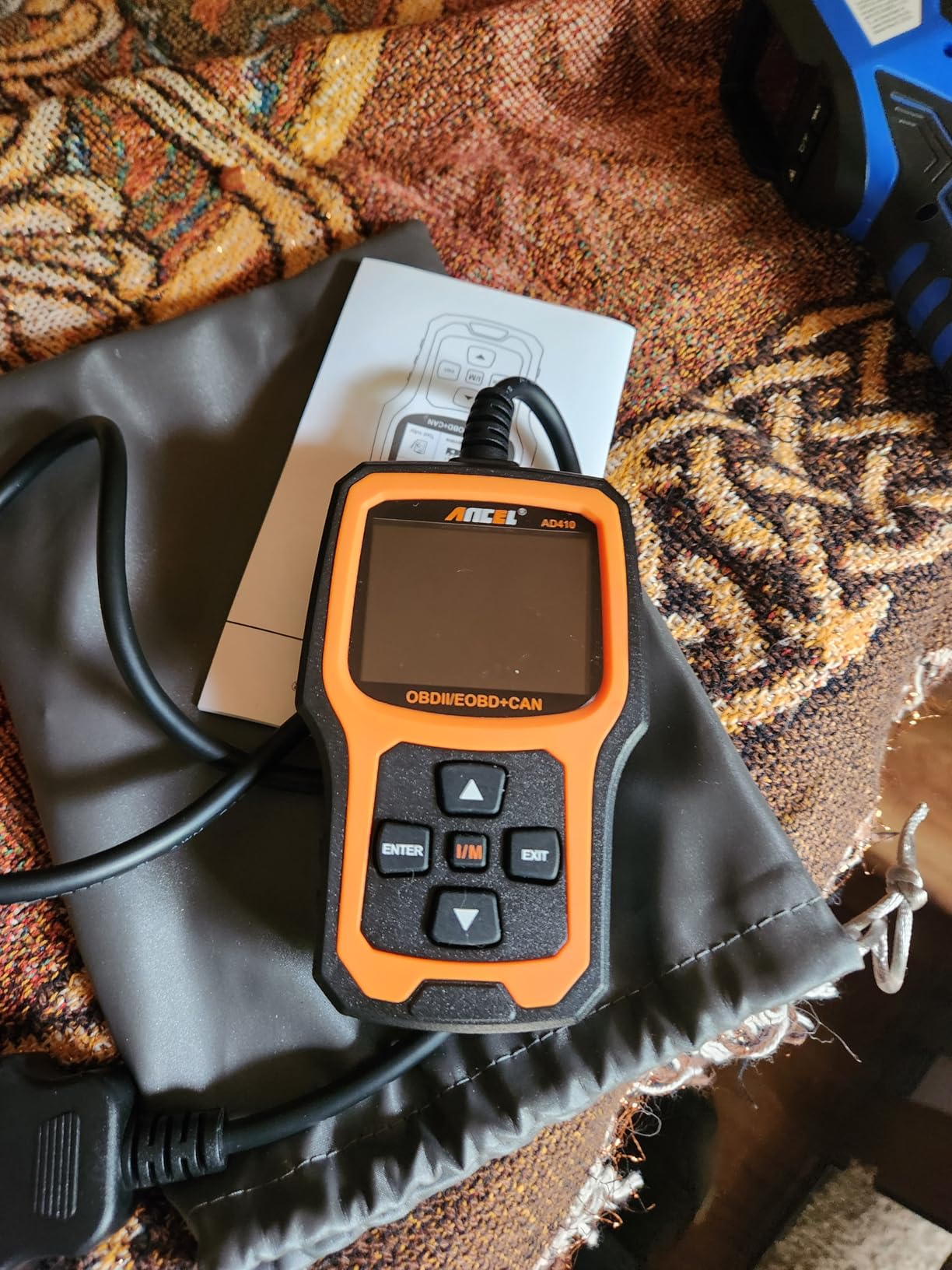 ANCEL AD410 Enhanced OBD2 Scanner, Vehicle Code Reader for Check Engine Light, Automotive OBD II Scanner Fault Diagnosis, OBDII Scan Tool for All OBDII Cars 1996+ customer photo 1