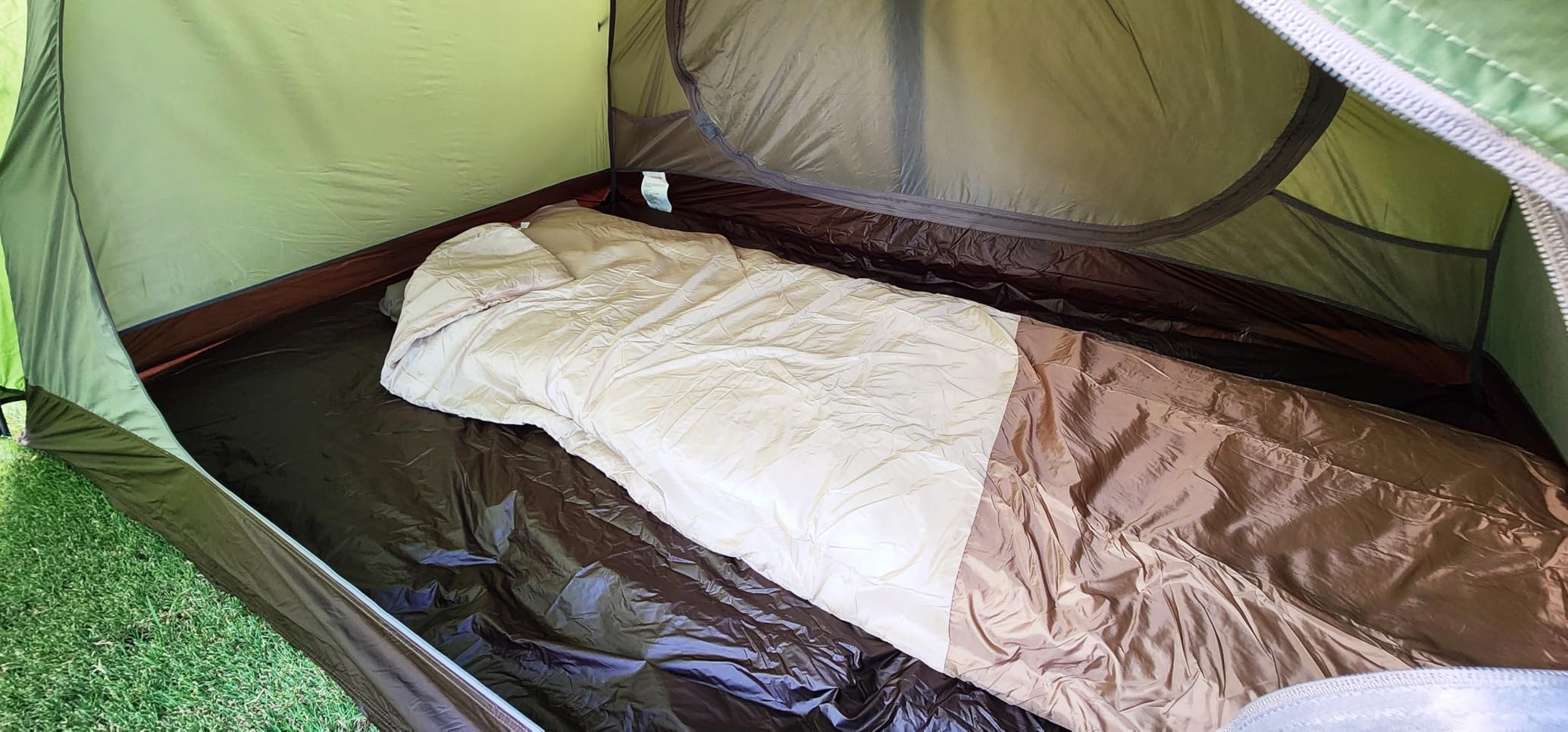Naturehike Lightweight Compact Sleeping Bag, 59℉/32℉ Envelope Ultralight Backpacking Sleeping Bag Portable, Waterproof with Compression Sack for Cold&Warm, Camping, Traveling, Hiking customer photo 2