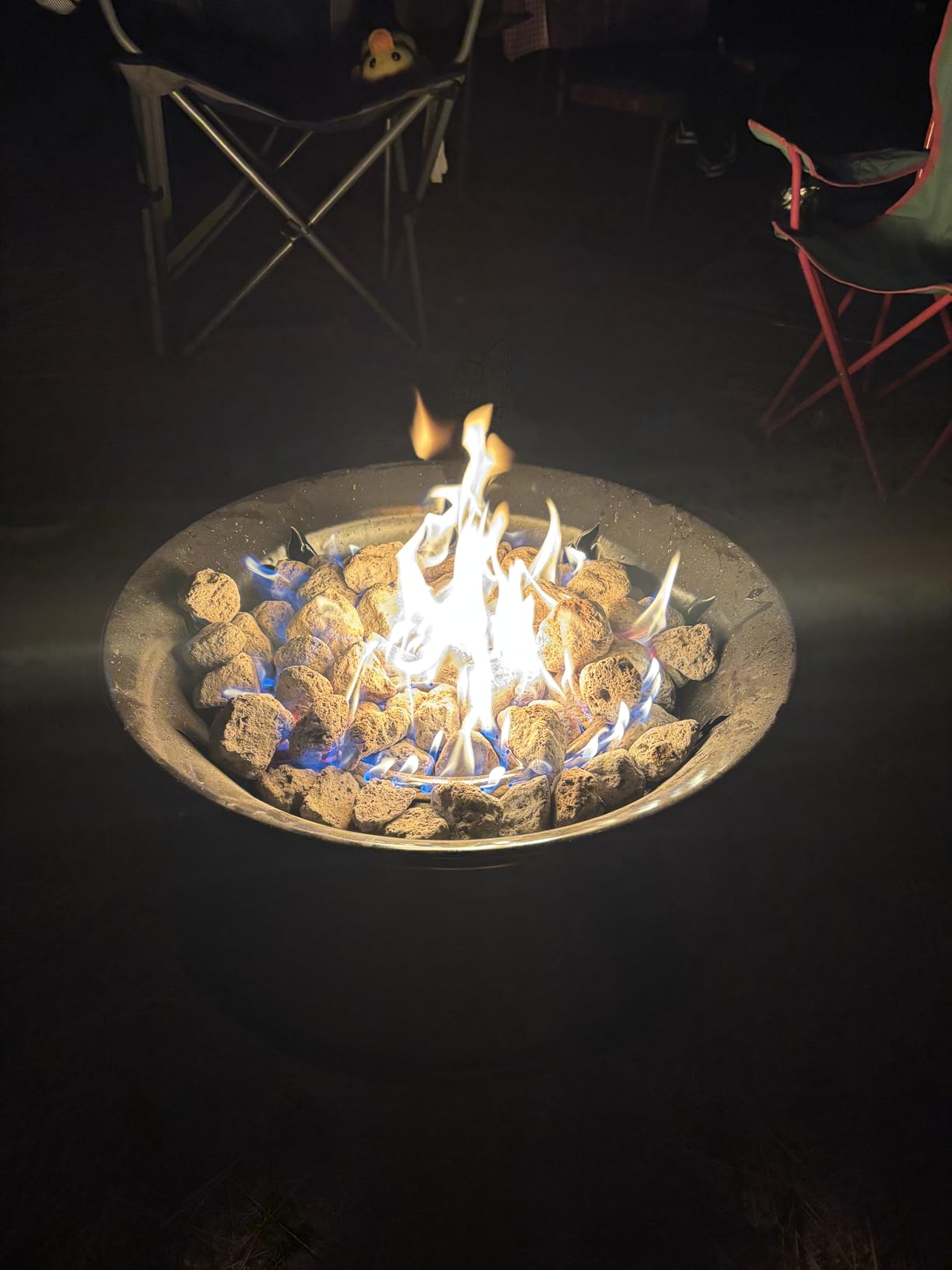 Outland Living Portable Propane Fire Pit, 21-inch, 58,000 BTU with Fire Pit Cover & Carry Kit, Smokeless Gas Firebowl | Perfect for Camping, Patio, Backyard, Tailgating, Deck, RV| Black 863 Cypress customer photo 1