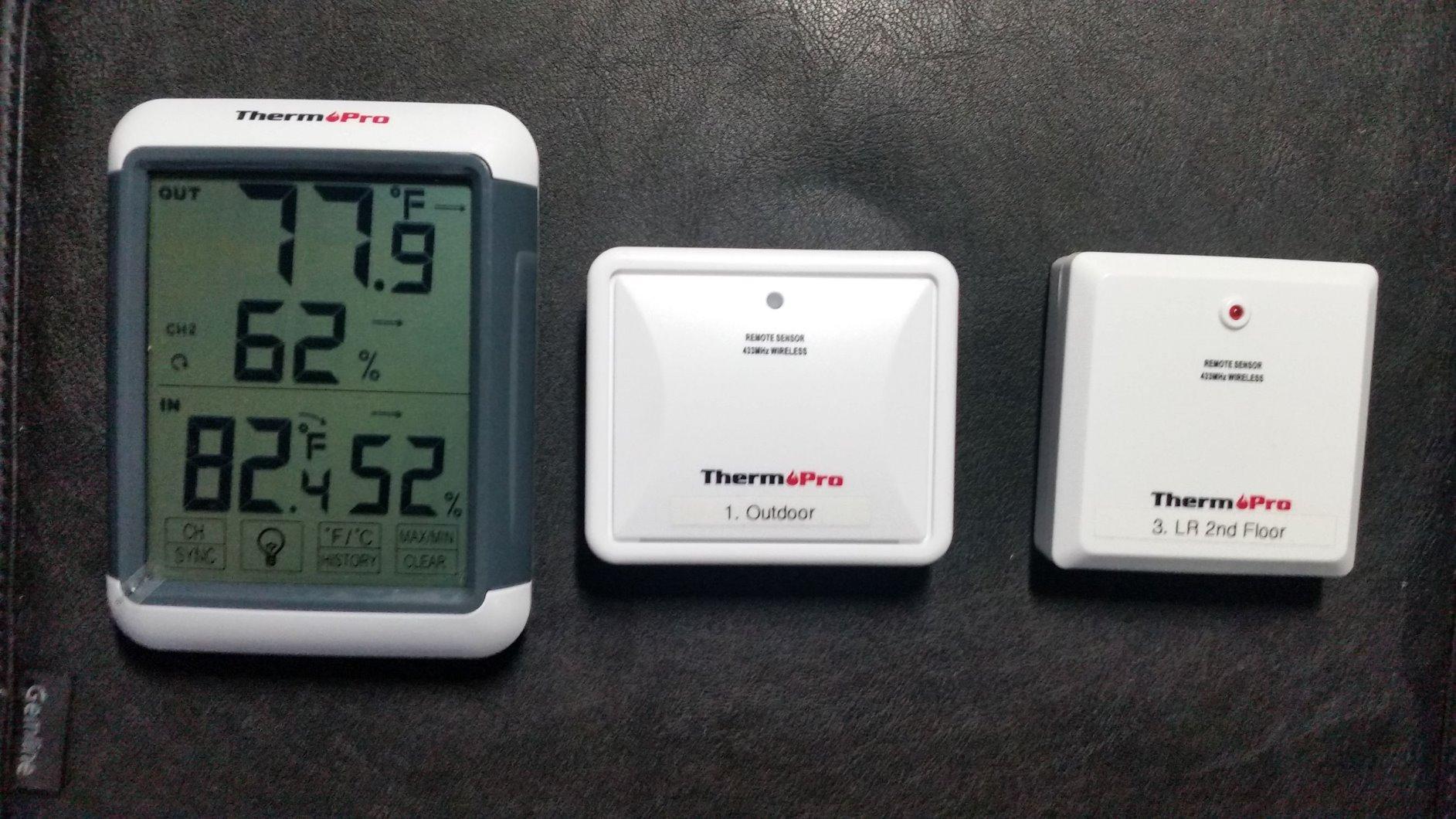 ThermoPro TP65 Indoor Outdoor Thermometer Digital Wireless Hygrometer Temperature Humidity Monitor with Jumbo Touchscreen and Backlight Humidity Gauge customer photo 1