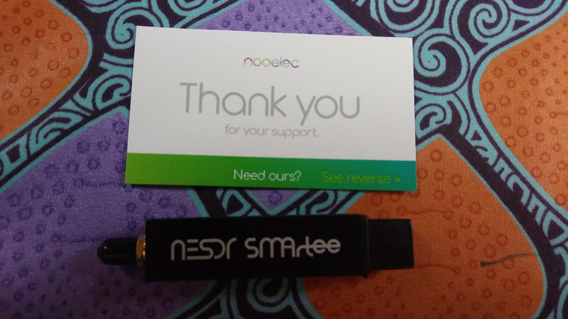 Nooelec NESDR SMArTee v2 Bundle - Premium RTL-SDR w/Integrated Bias Tee, Aluminum Enclosure, 0.5PPM TCXO, SMA Input, Antenna Base & 3 Antennas. RTL2832U & R820T2-Based Software Defined Radio (SDR) customer photo 2